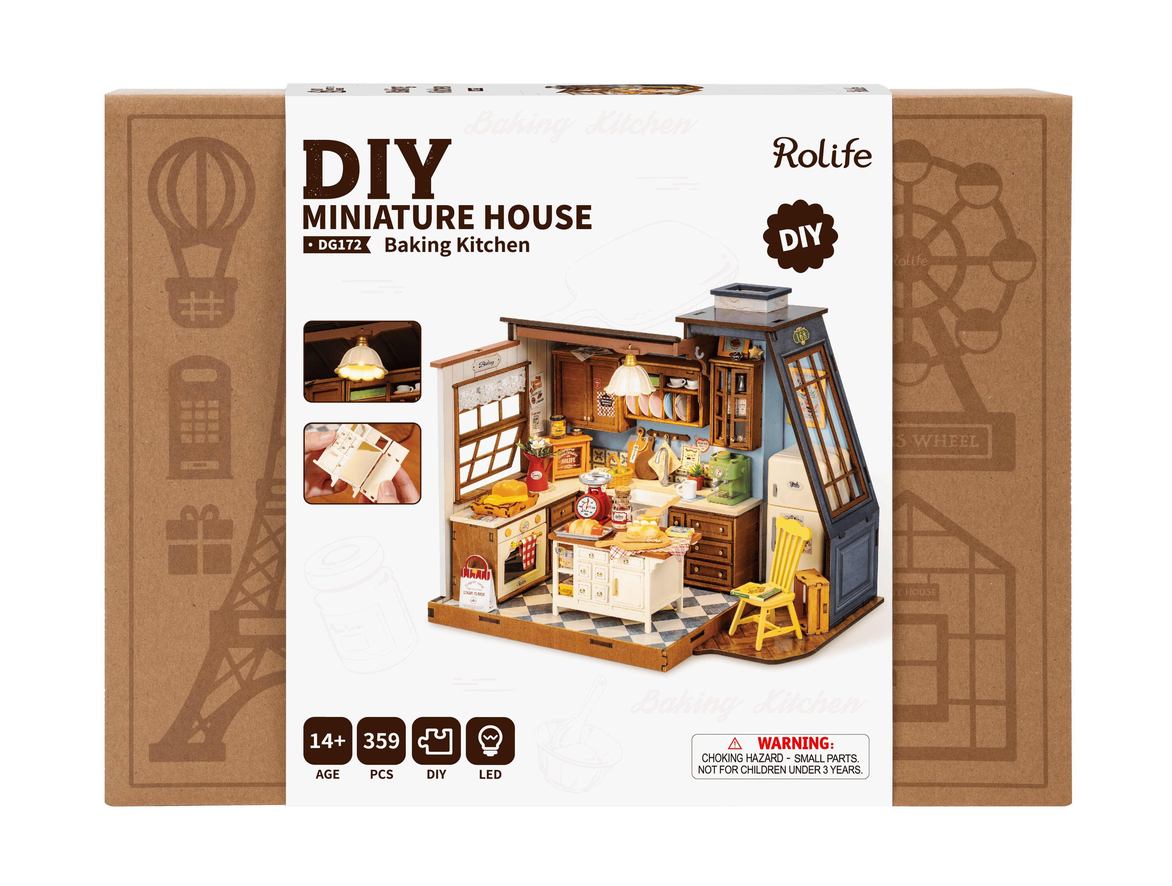 Modelo Em Madeira Da Rolife Baking Kitchen 15