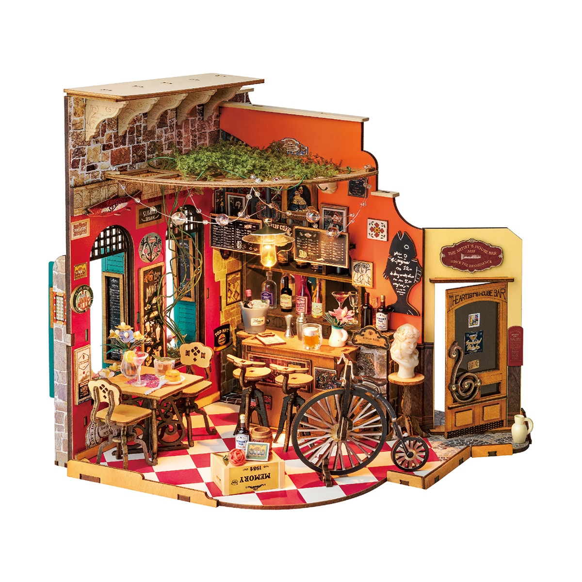 Modelo de Madeira Rolife Cheers Cheers Bar & Dining 1