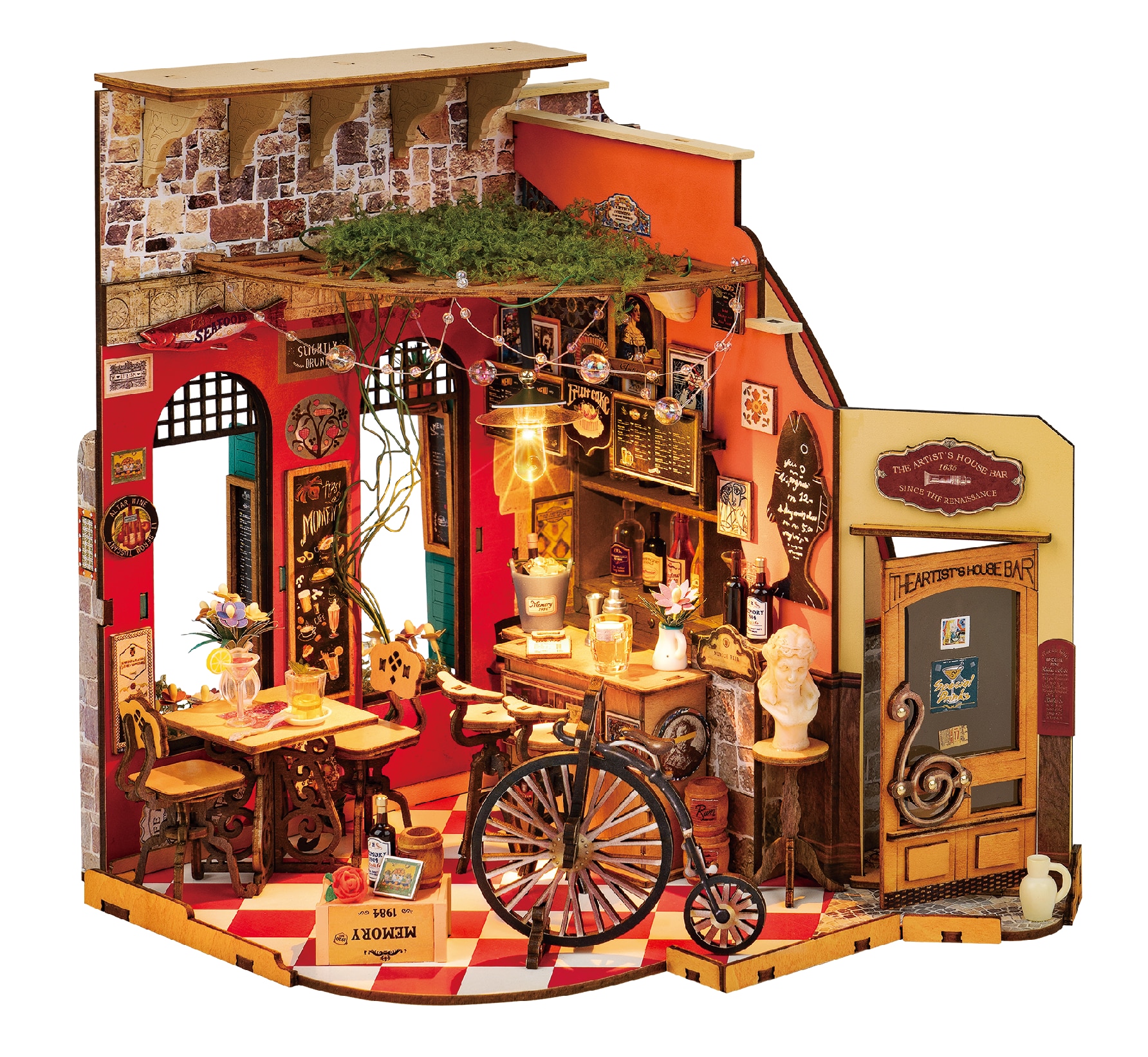 Modelo de Madeira Rolife Cheers Cheers Bar & Dining 2