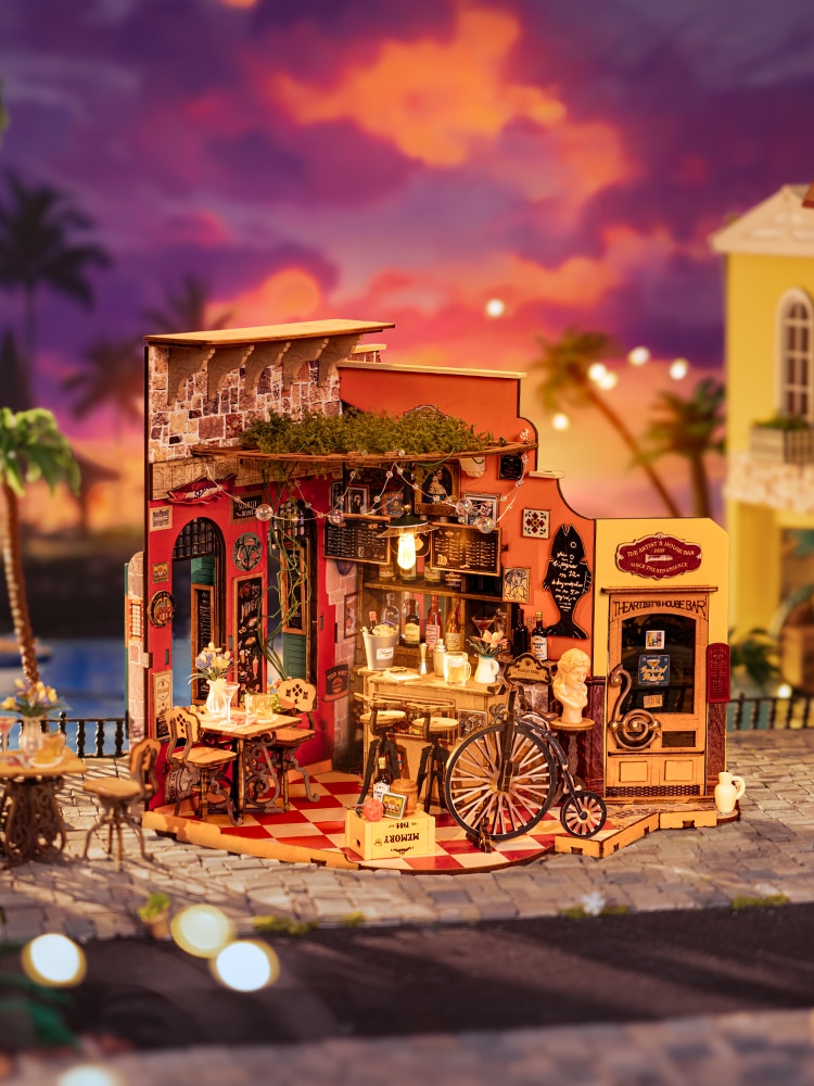Modelo de Madeira Rolife Cheers Cheers Bar & Dining 6