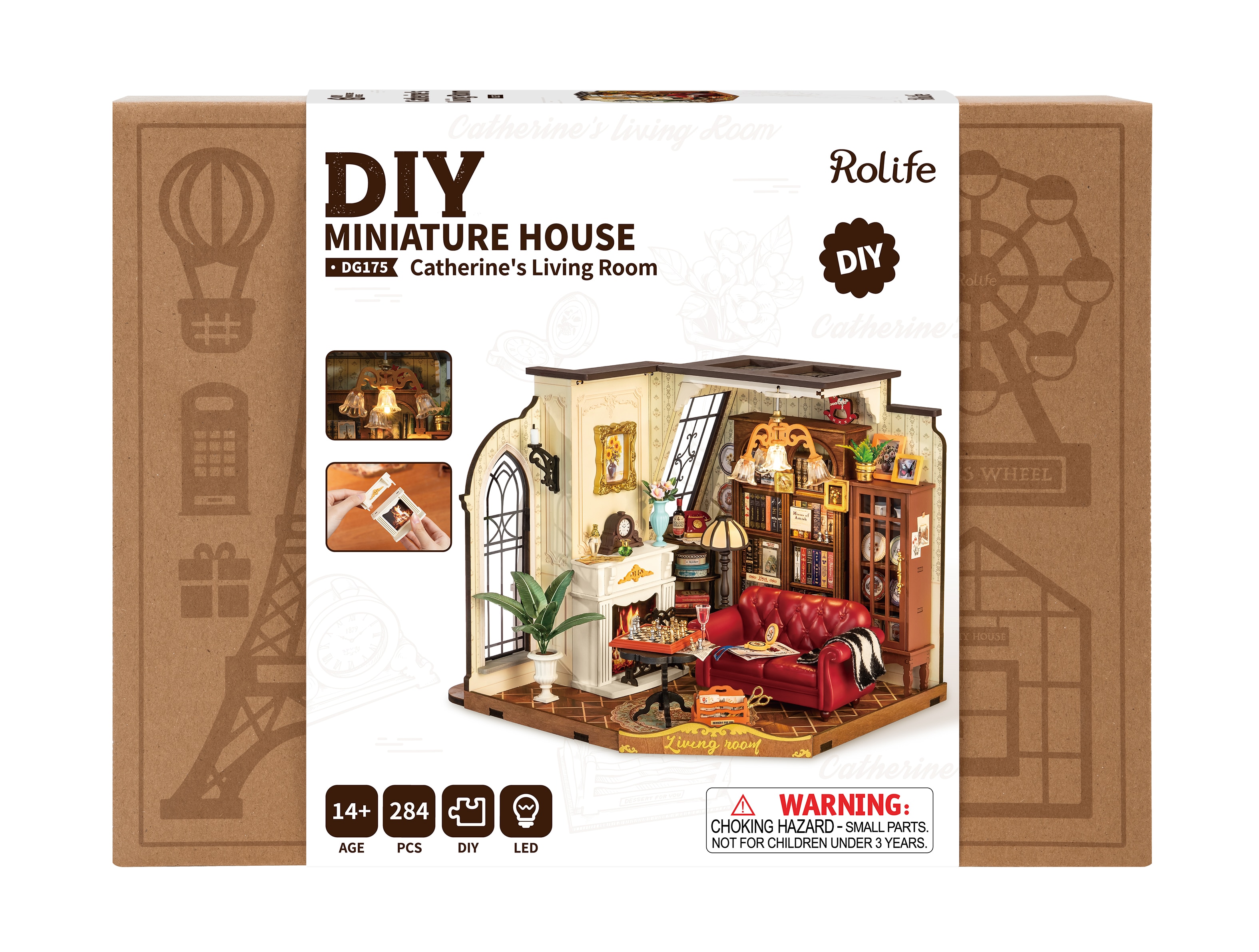 CUTEROOM Maison de Poupées en Bois Bricolage Handcraft Miniature Kit CUTEROOM Maison de Poupées en Bois Bricolage Handcraft Miniature Kit