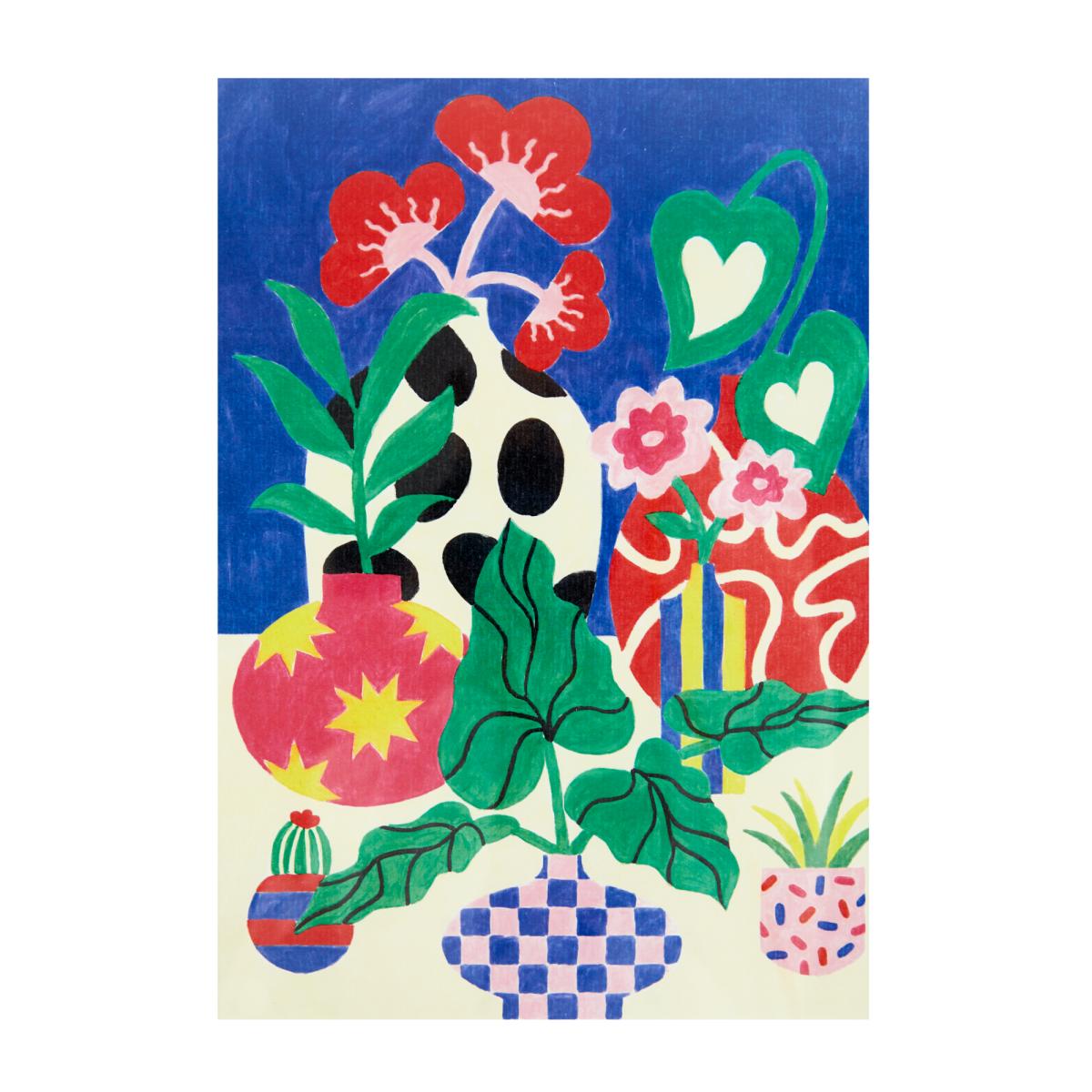 Kit Balvi pintura por números Les plantes 2