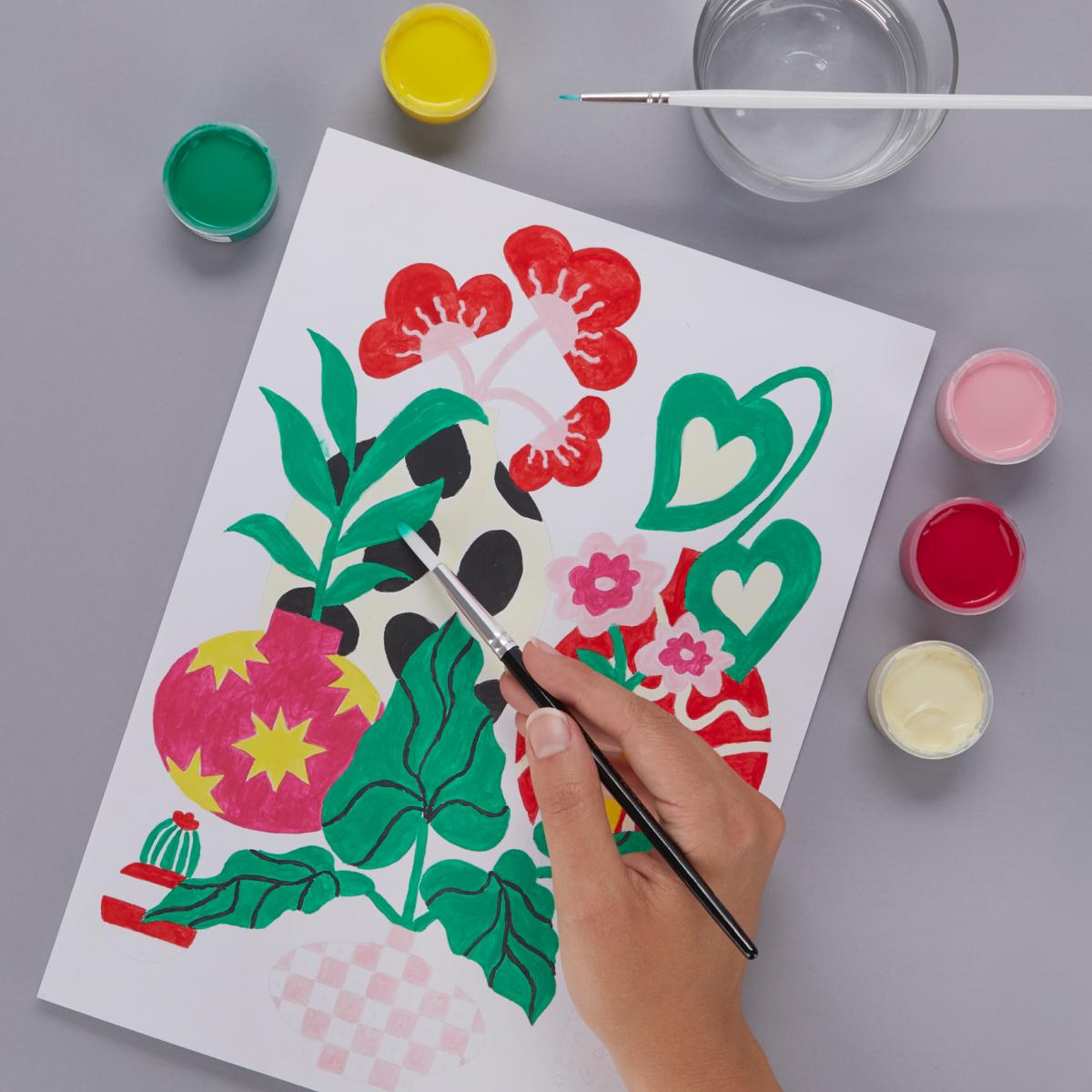 Kit Balvi pintura por números Les plantes 3