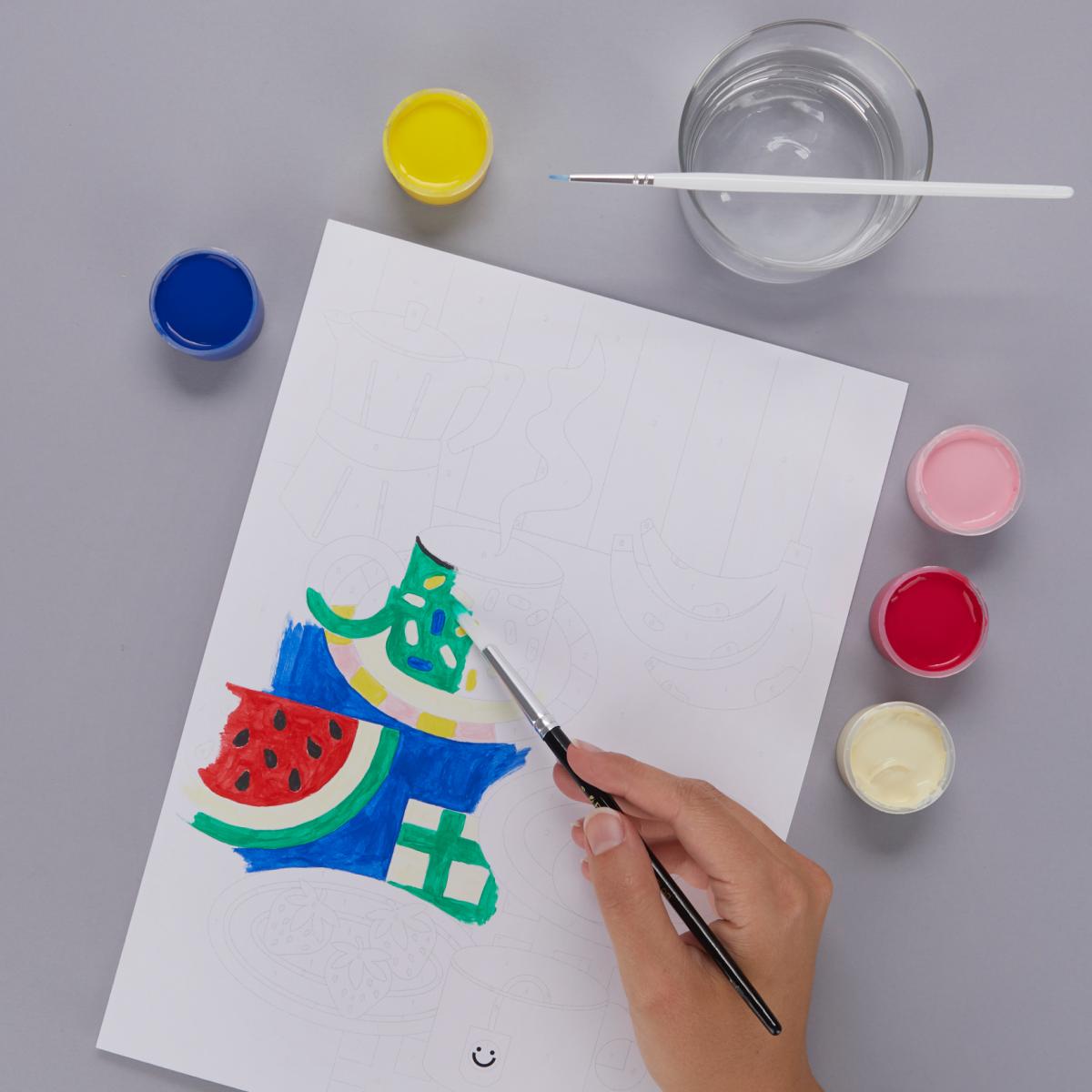 Kit Balvi pintura por números Le Petit-Déjeuner 3