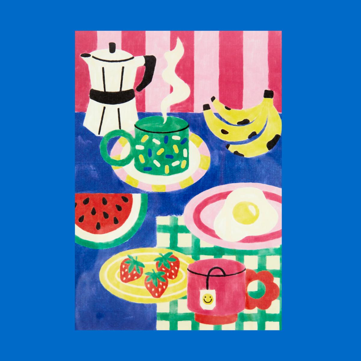 Kit Balvi pintura por números Le Petit-Déjeuner 4