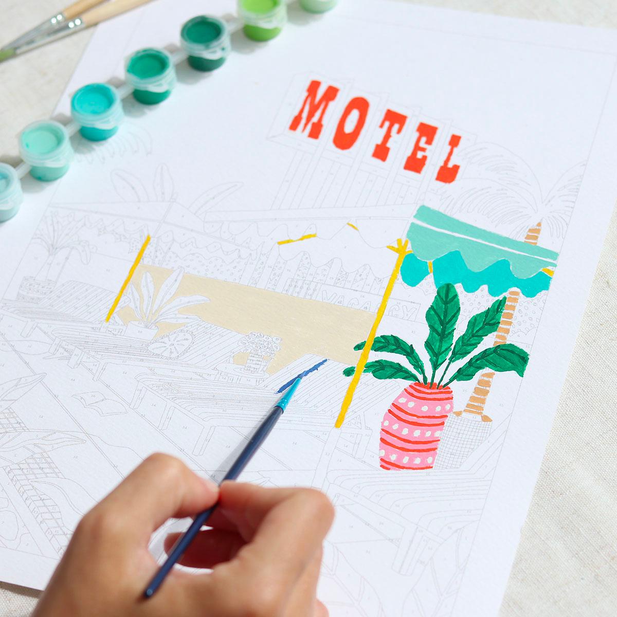 Kit de Pinturas La petite Epicerie petite PINCEAU THE MOTEL POOL 5