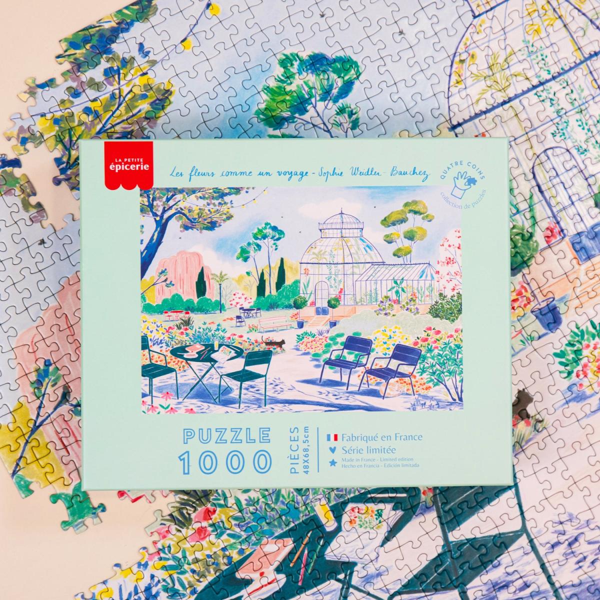 Puzzle La petite Epicerie LES FLEURS COMME UN VOYAGE 3