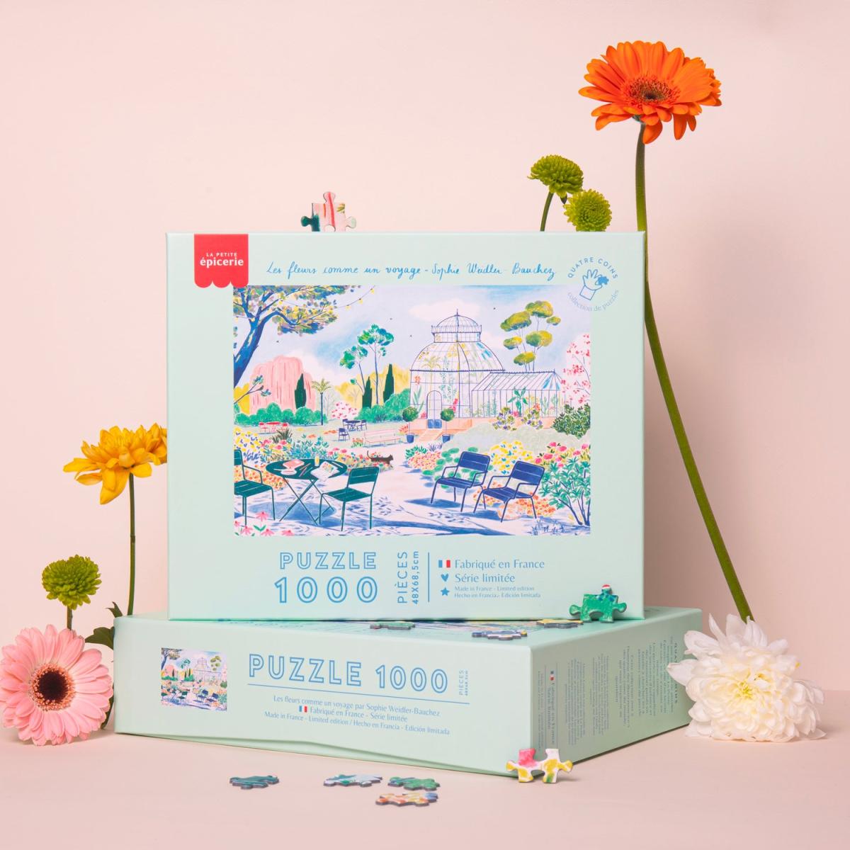 Puzzle La petite Epicerie LES FLEURS COMME UN VOYAGE 4