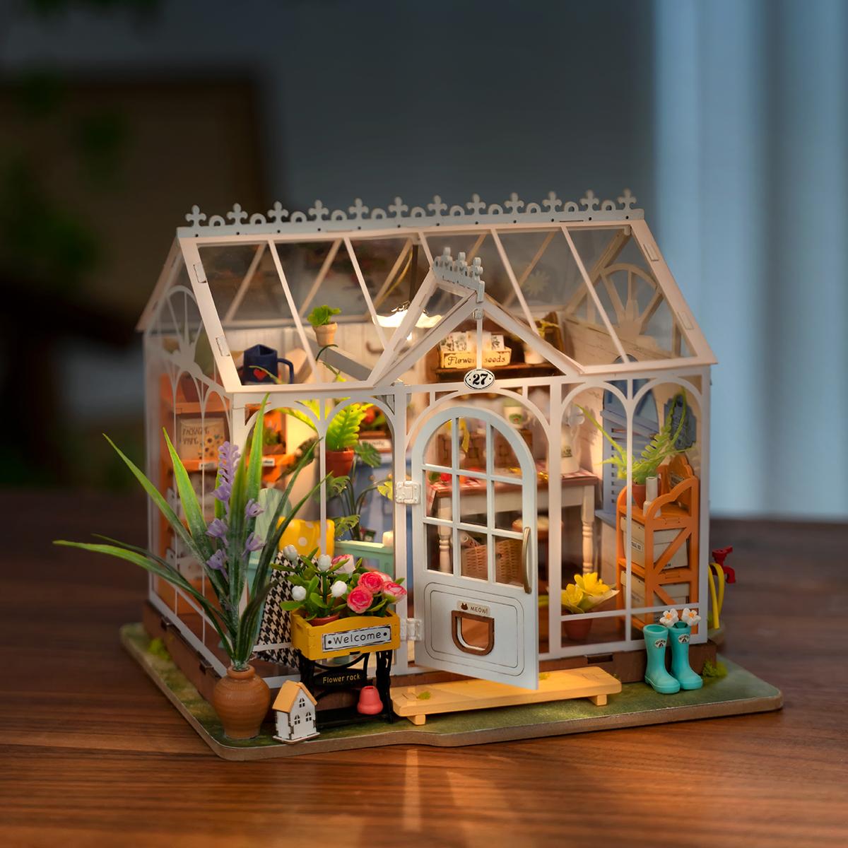 Imagen 3 de Maqueta de casa en miniatura Robotime Dreamy Garden House