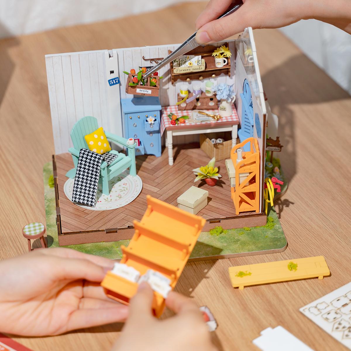 Imagen 4 de Maqueta de casa en miniatura Robotime Dreamy Garden House