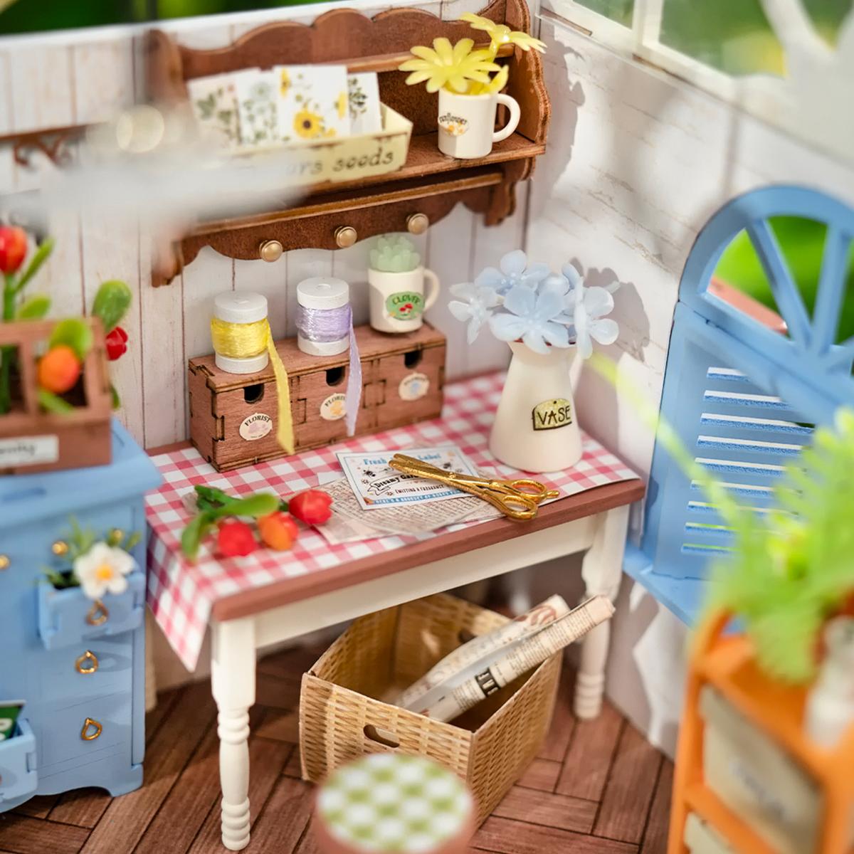 Imagen 5 de Maqueta de casa en miniatura Robotime Dreamy Garden House