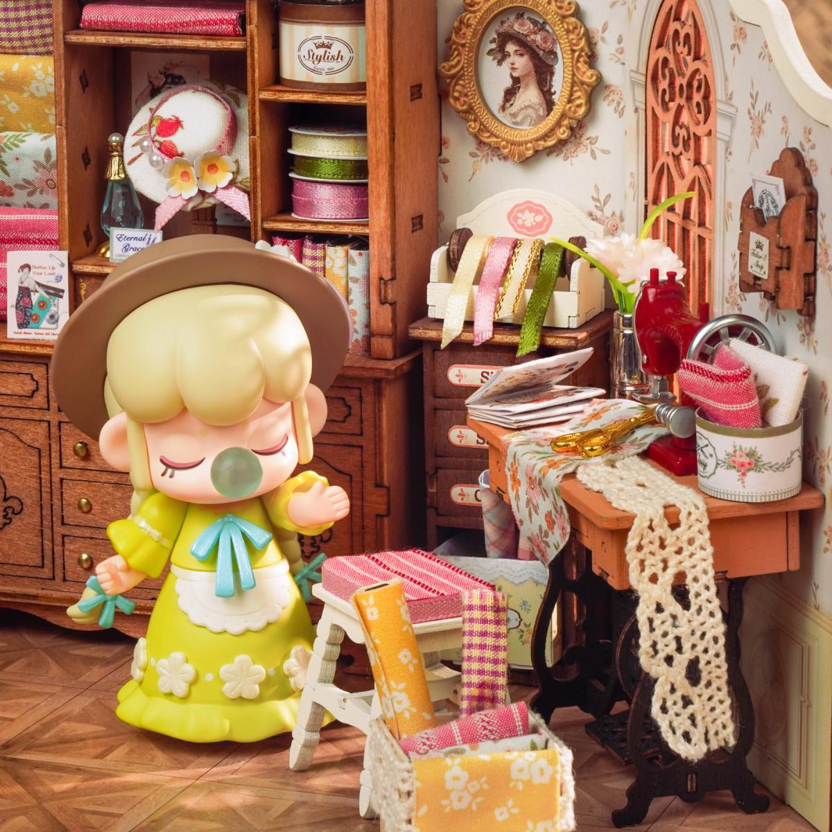 Imagen 14 de Maqueta de casa en miniatura Robotime Elsa's Tailoring