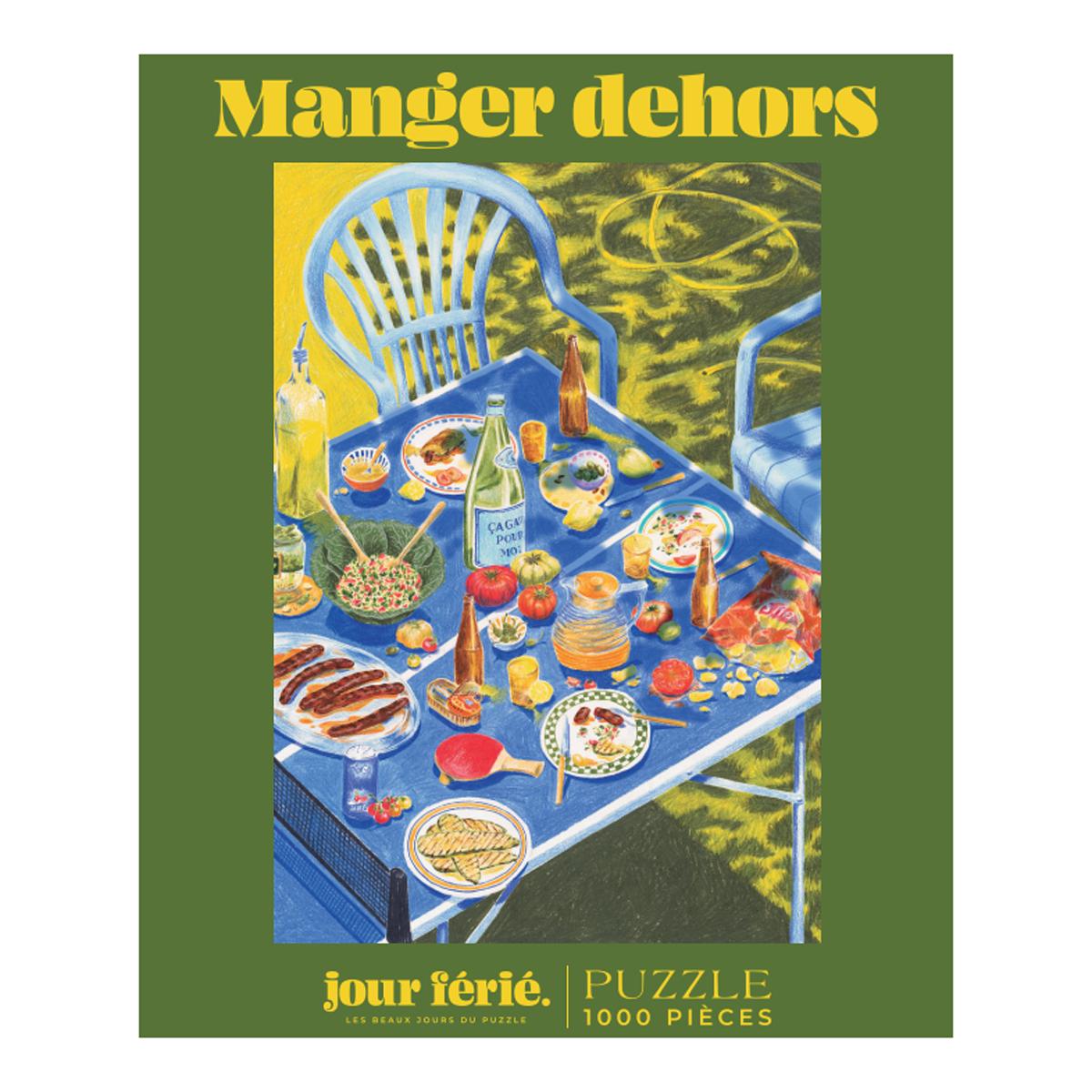 Imagen 0 de Puzzle 1000 piezas Jour férié Manger dehors