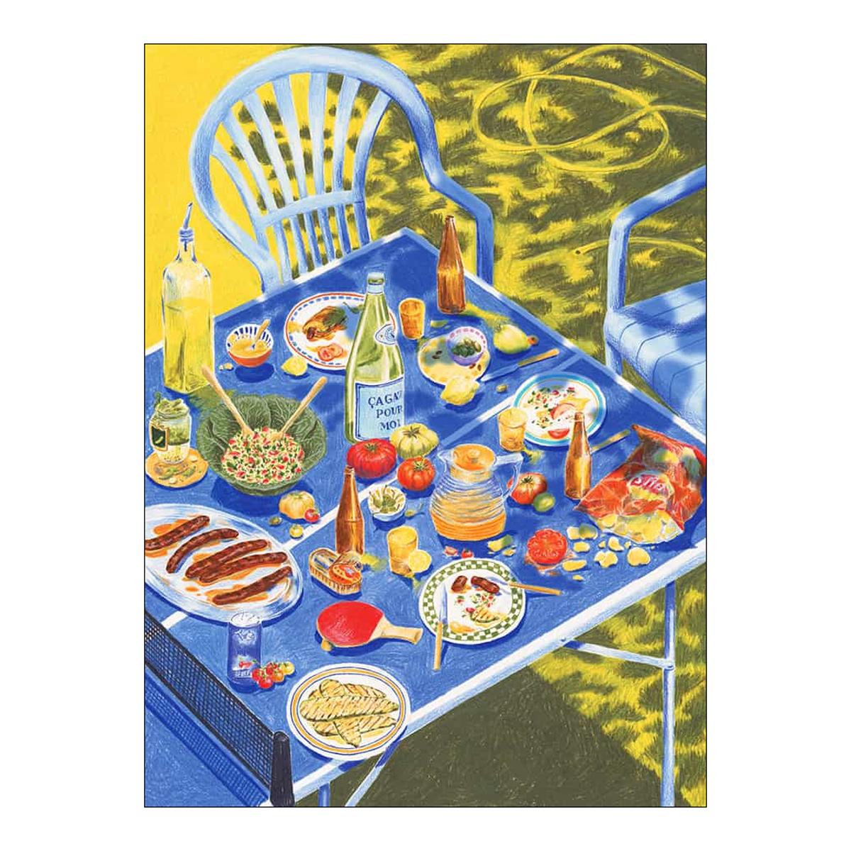Puzzle 1000 piezas Jour férié Manger dehors 2