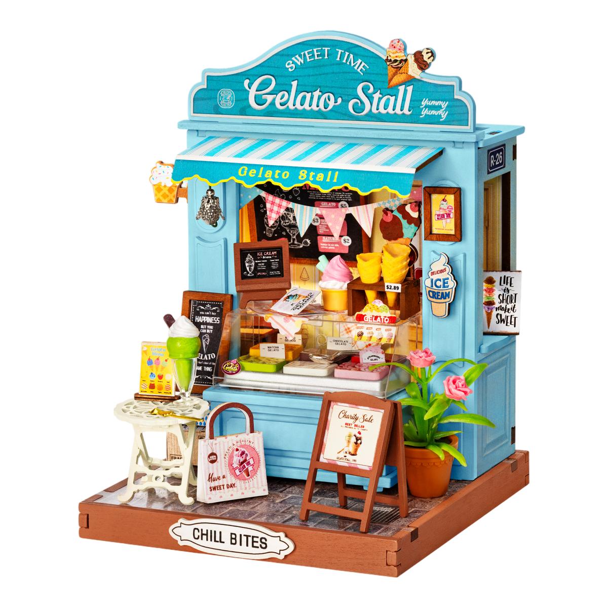 Imagen 1 de Maquetas de Madera Rolife Gelato Stall