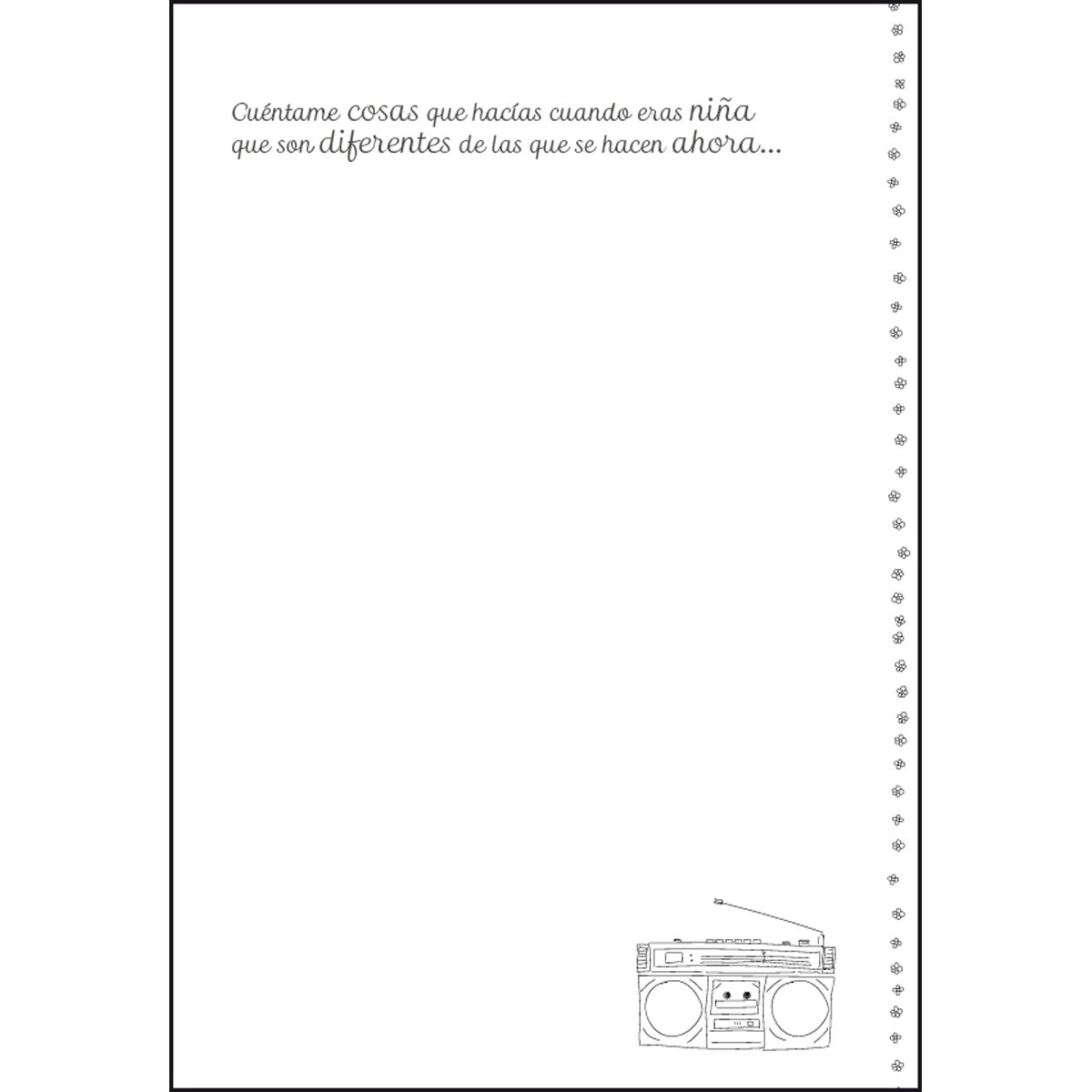Livro Cuéntame tu Vida Querida abuela, entre tú y yo 6