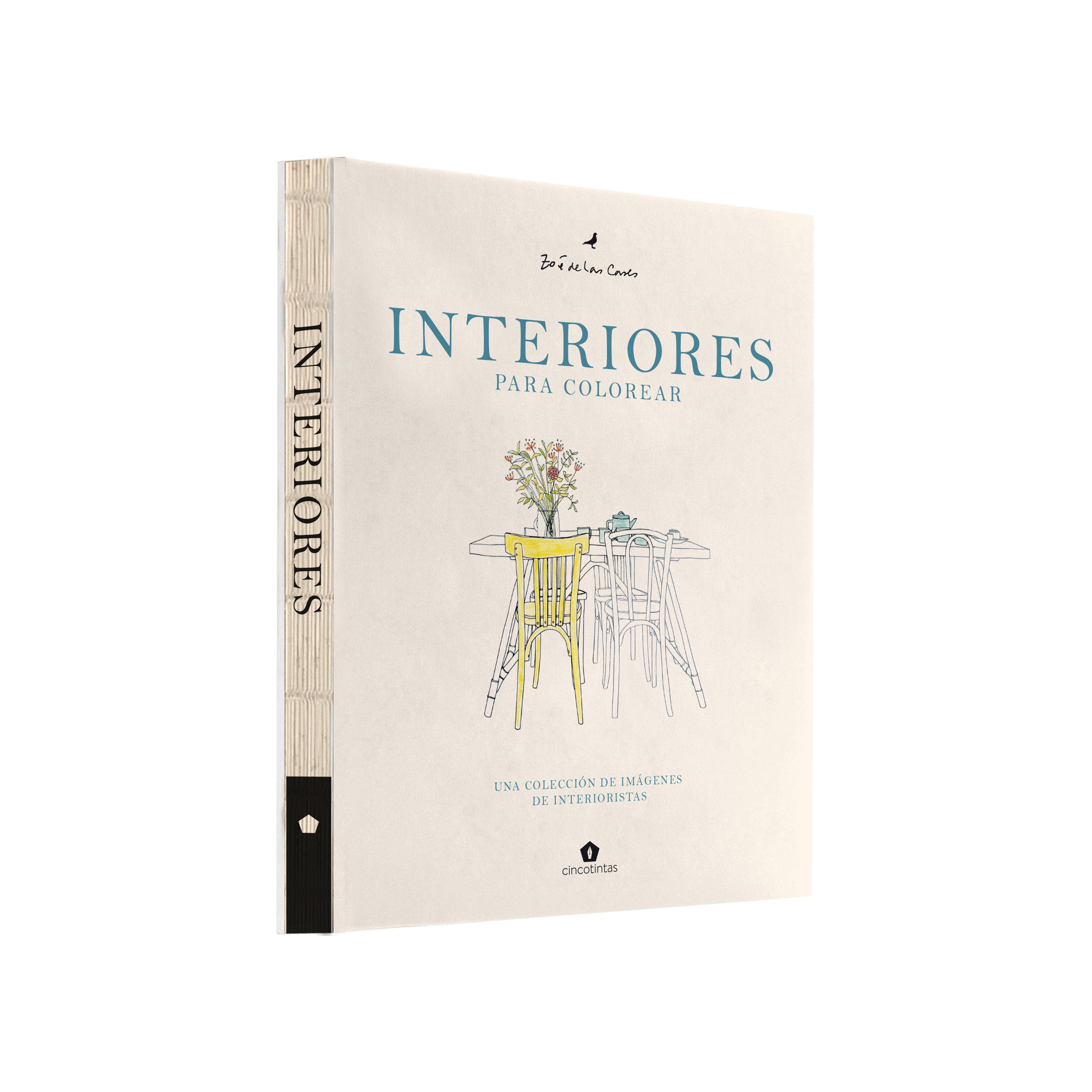 Imagem 0 de Livro Interiores para colorir Cinco Tintas