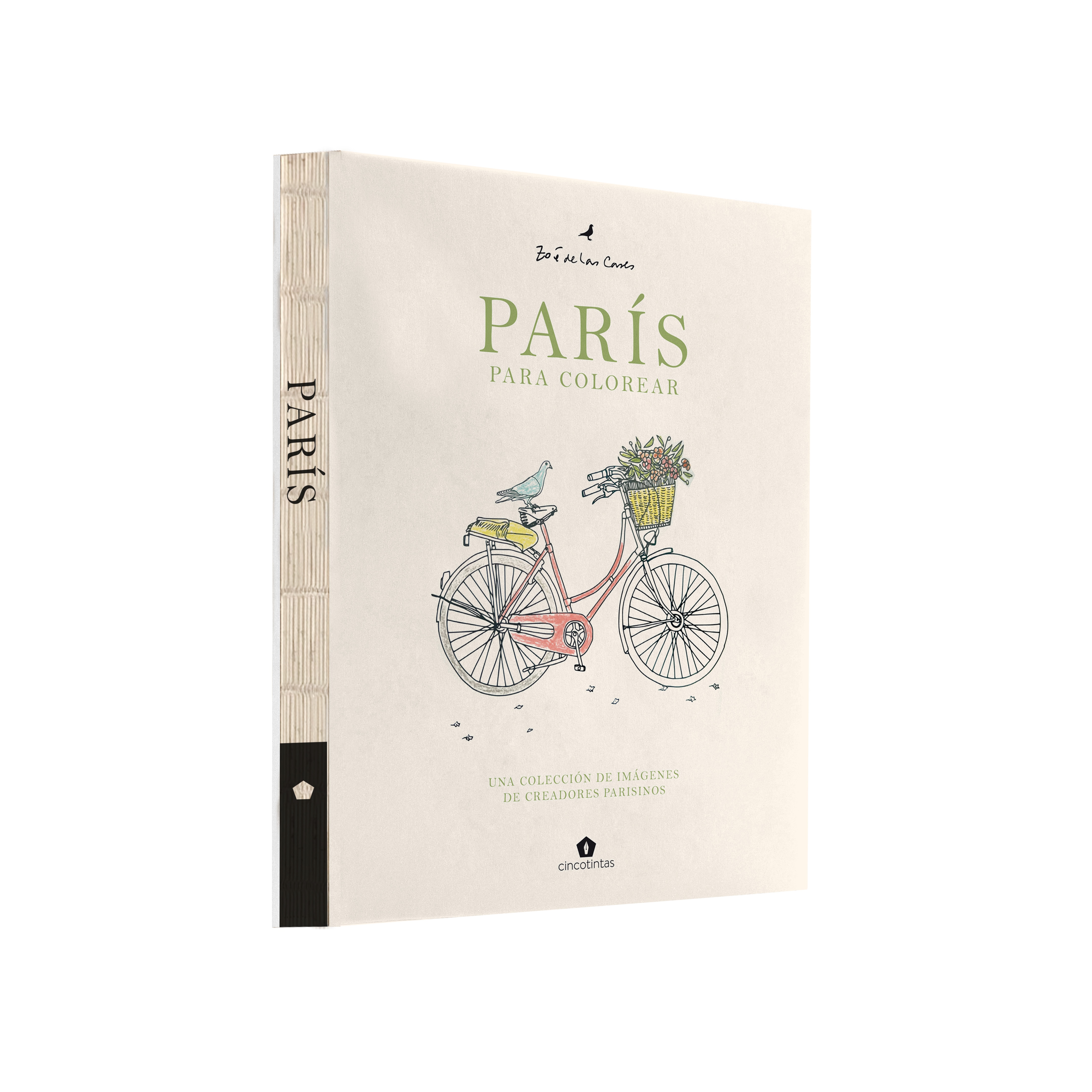 Imagem 0 de Livro Paris para colorir Cinco Tintas