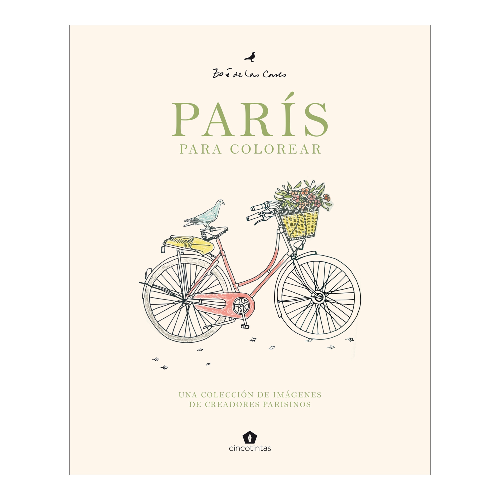Livro Paris para colorir Cinco Tintas 3