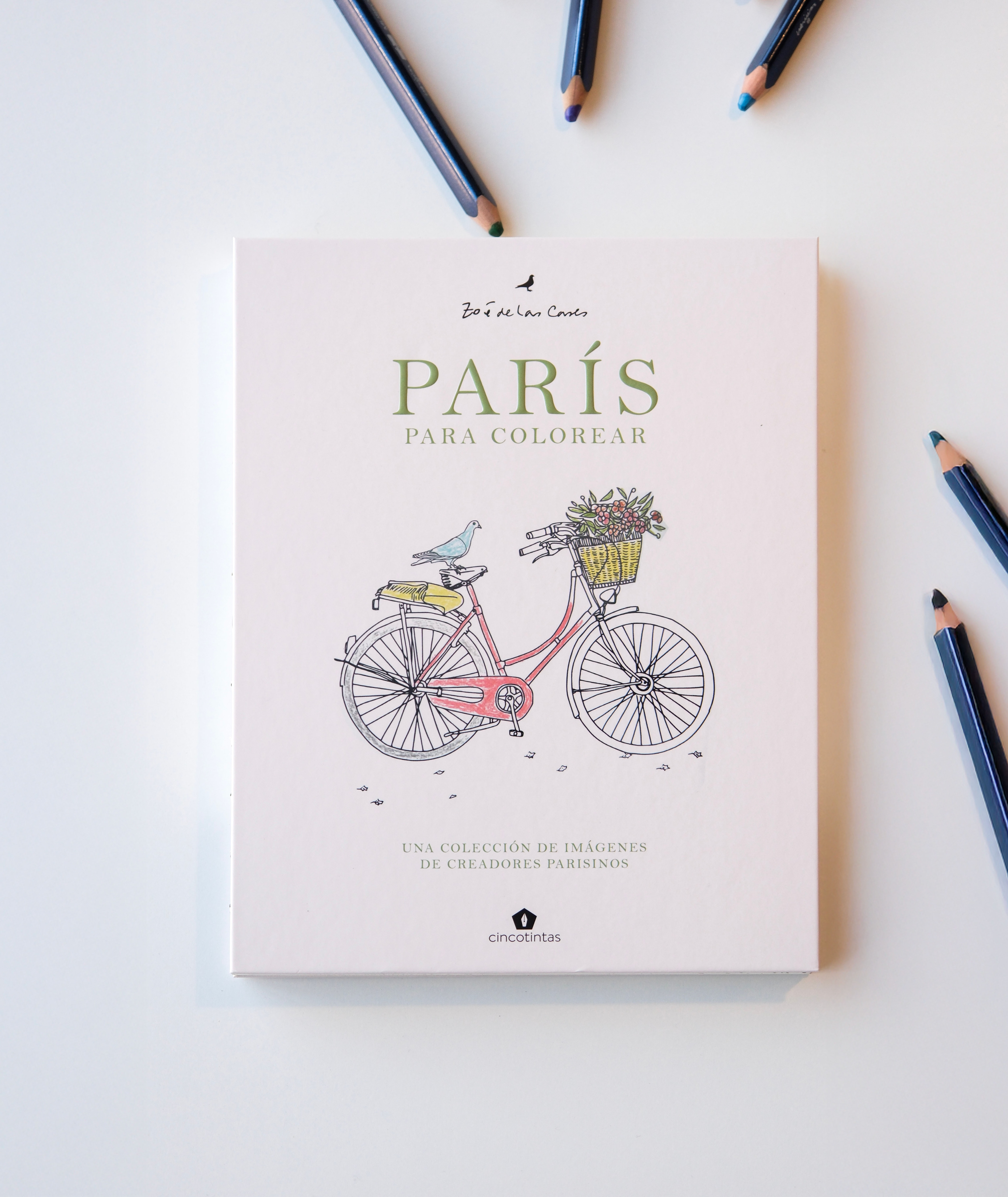 Livro Paris para colorir Cinco Tintas 10