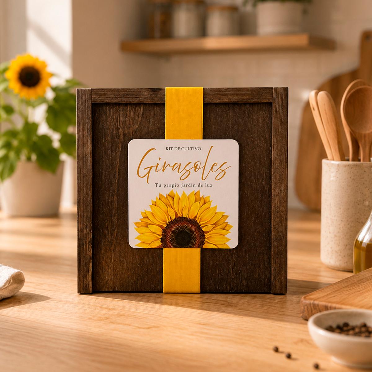 Caixa Botánica Garden Pocket Kit de Cultivo de Girasois 2