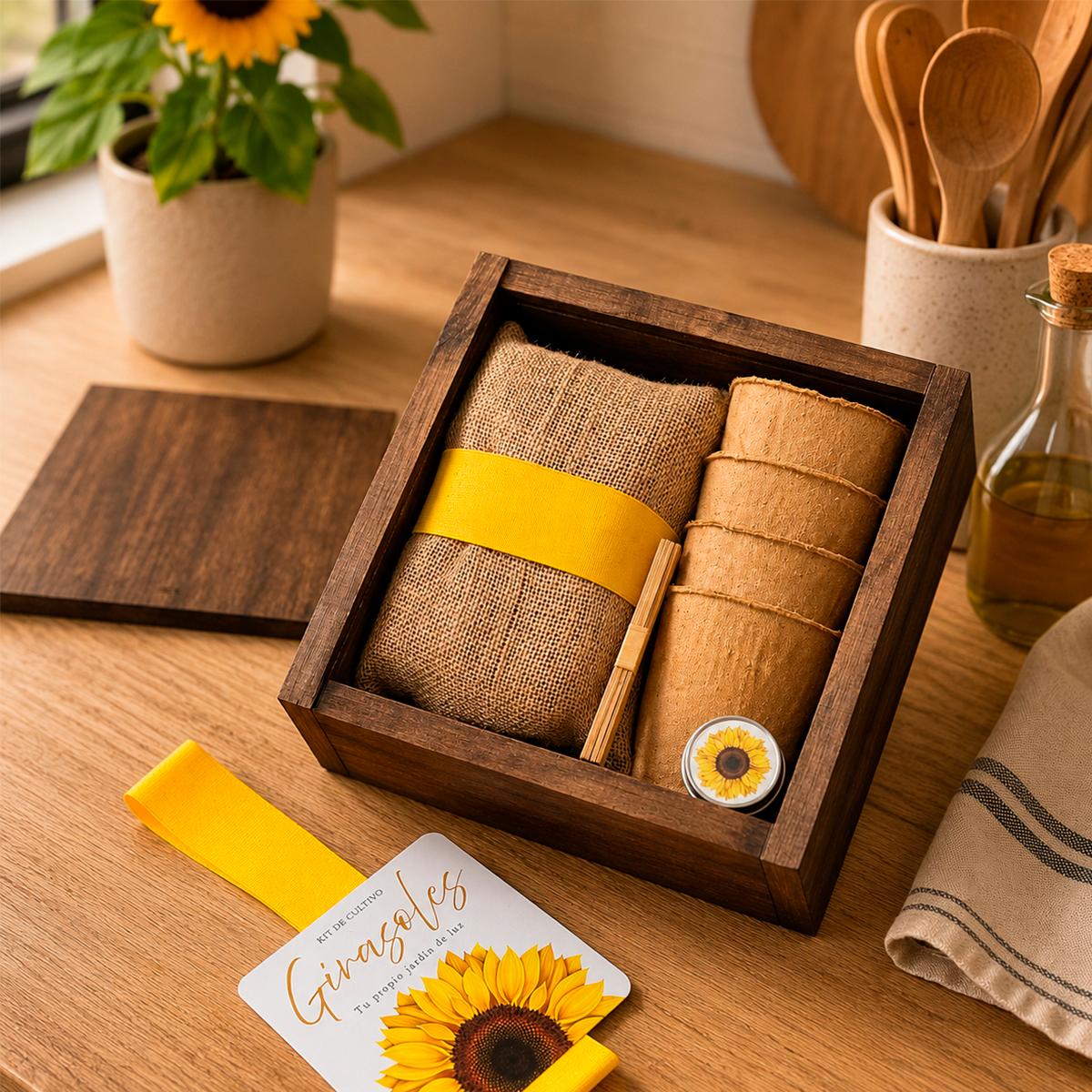 Caixa Botánica Garden Pocket Kit de Cultivo de Girasois 3