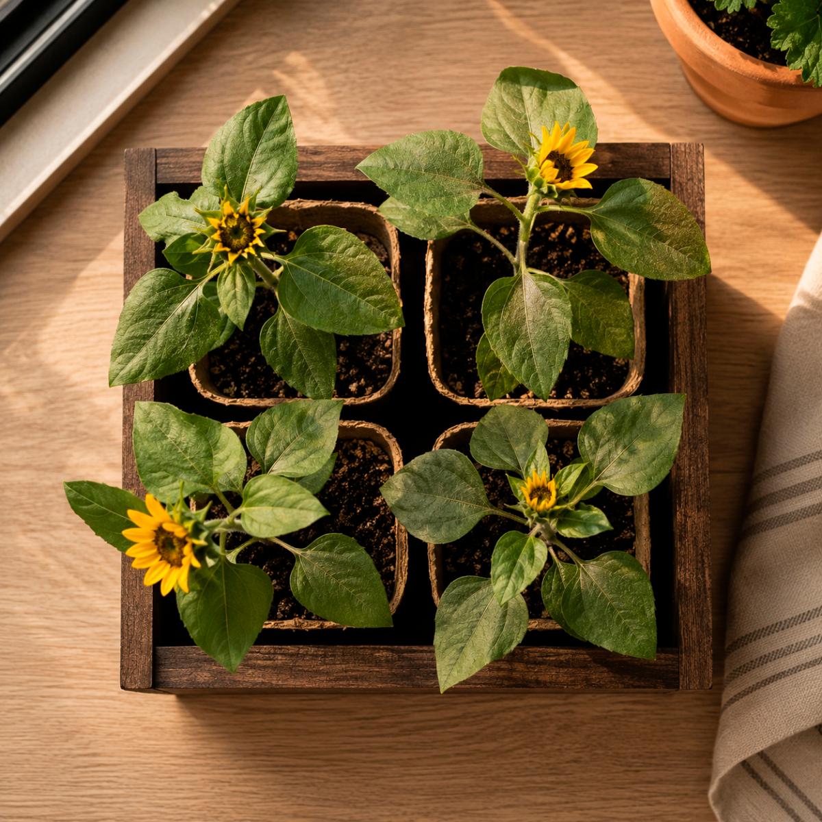 Caixa Botánica Garden Pocket Kit de Cultivo de Girasois 4