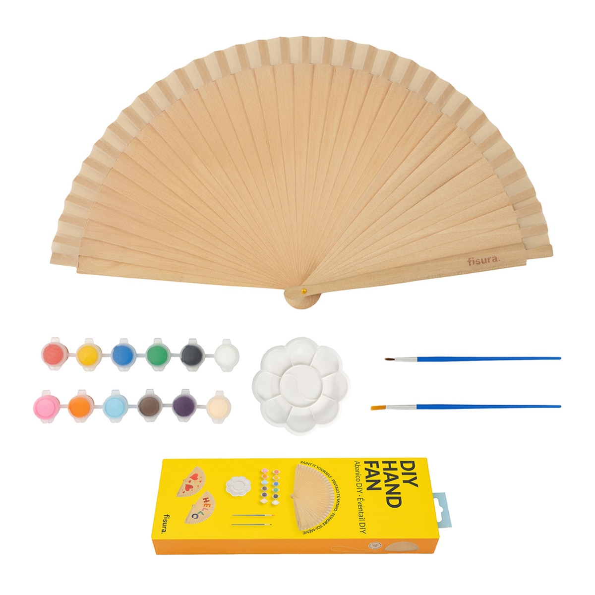 Abanico Fisura DIY artesanato em madeira 1
