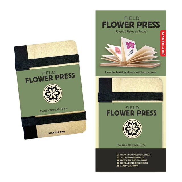 Libro para prensar flores de Kikkerland