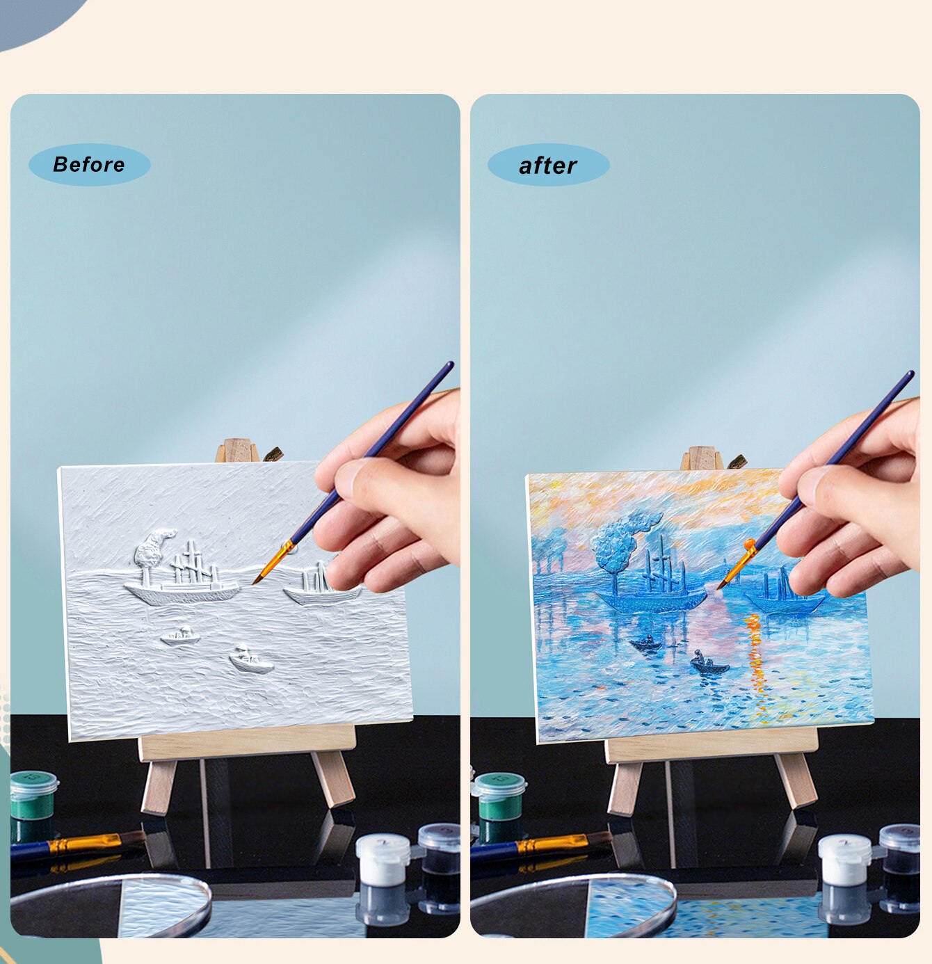 Pintura em relevo Madnesstoys Sunrise 5