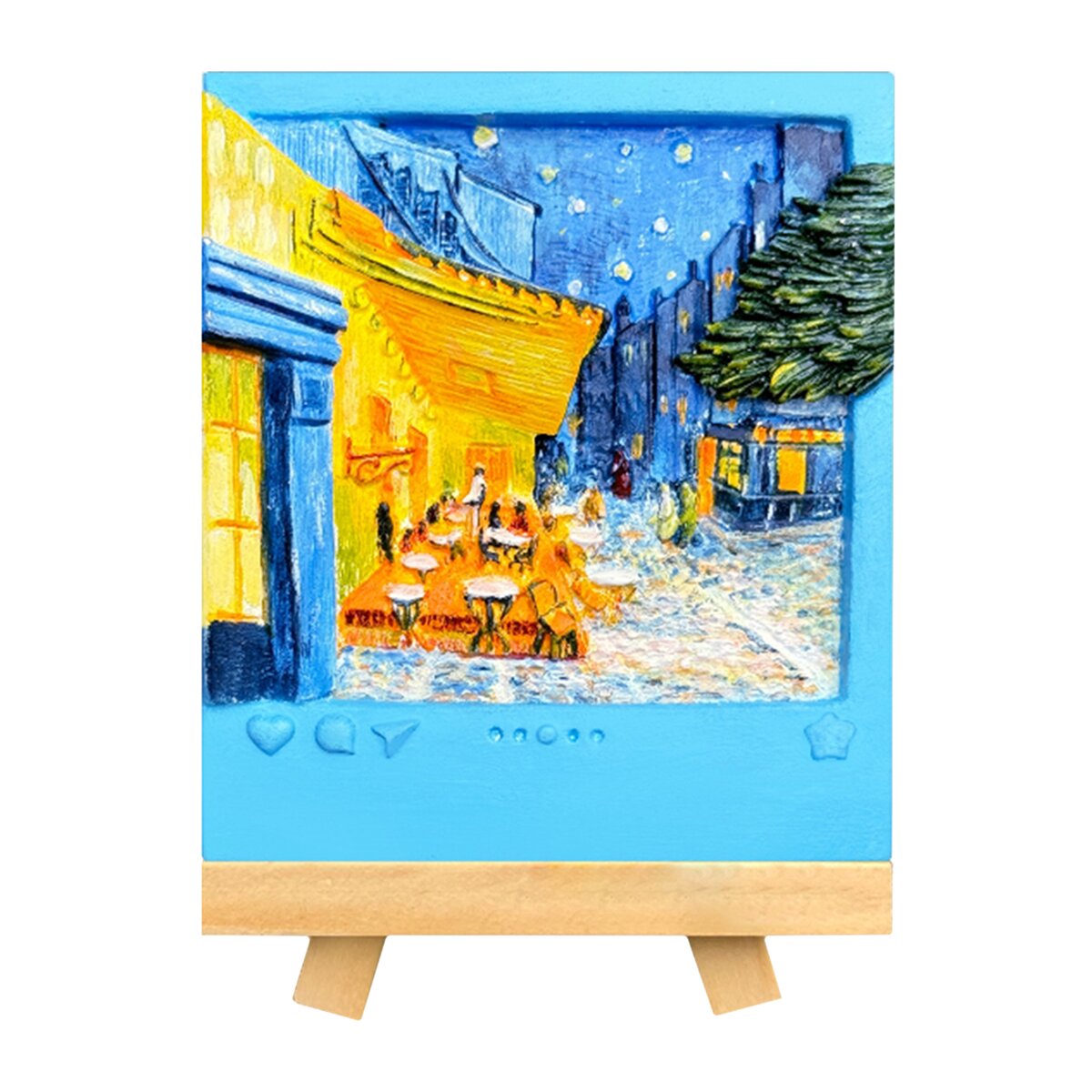 Imagem 0 de Pintura Em Relevo Do Madnesstoys Café Terrace At Night