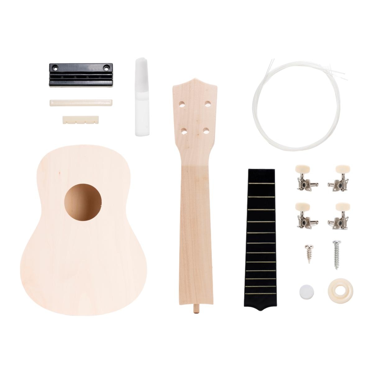 Ukelele DIY de madera Kikkerland 2