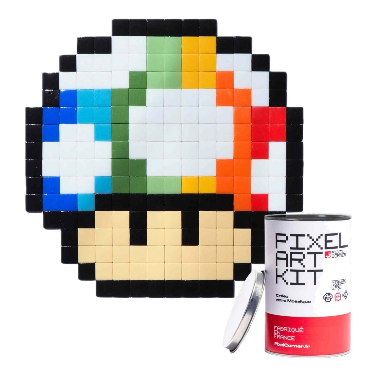Imagen 0 de Baby Shroom small rainbow  Pixel Corner  kit artístico de ocio creativo