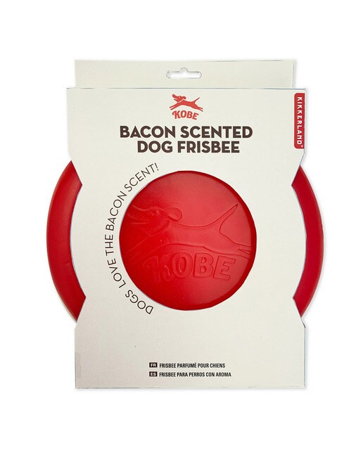 Frisbee para Perro con sabor a Bacon de Kikkerland 3