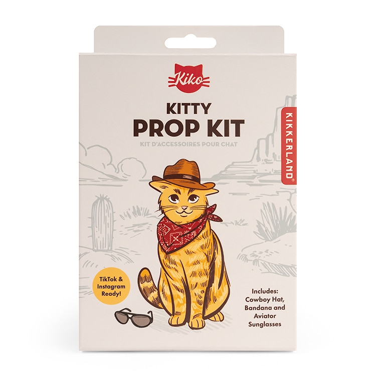 Kit de disfarces Kikkerland de temática ocidental 3