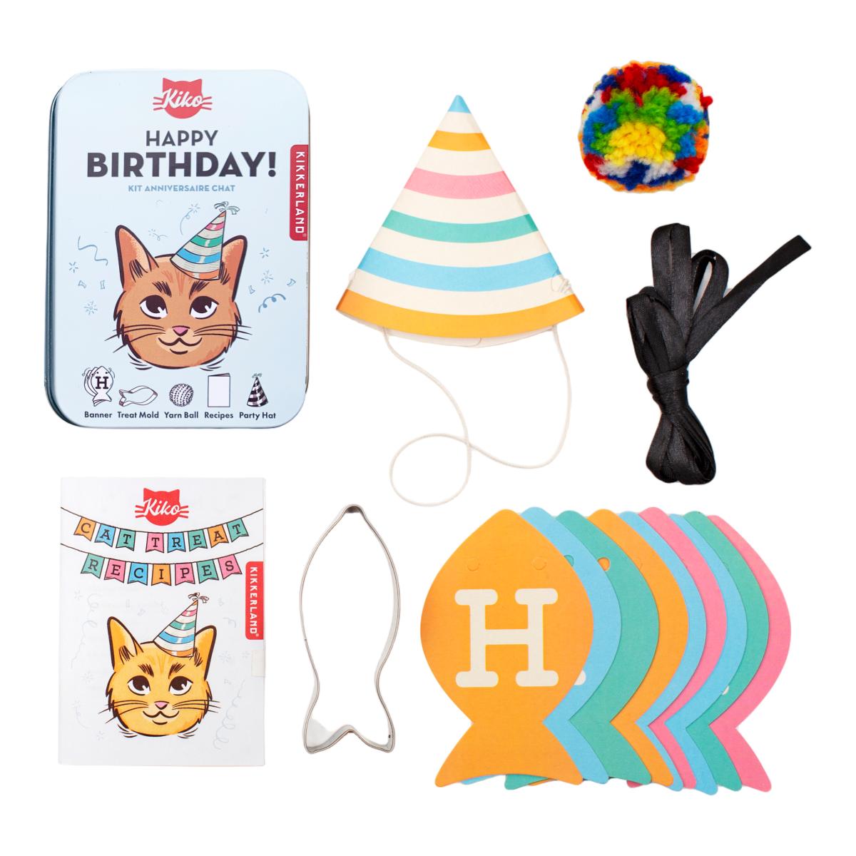 Imagem 0 de Kit de Aniversario para Gatos de Kikkerland