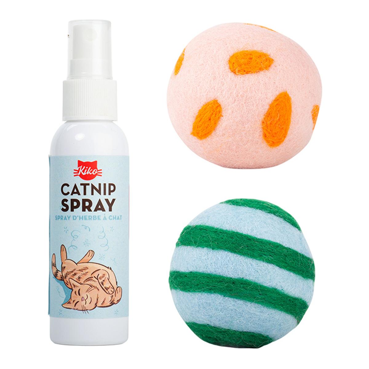 Imagem 0 de Brinquedo para Gatos de Kikkerland Bola com Spray