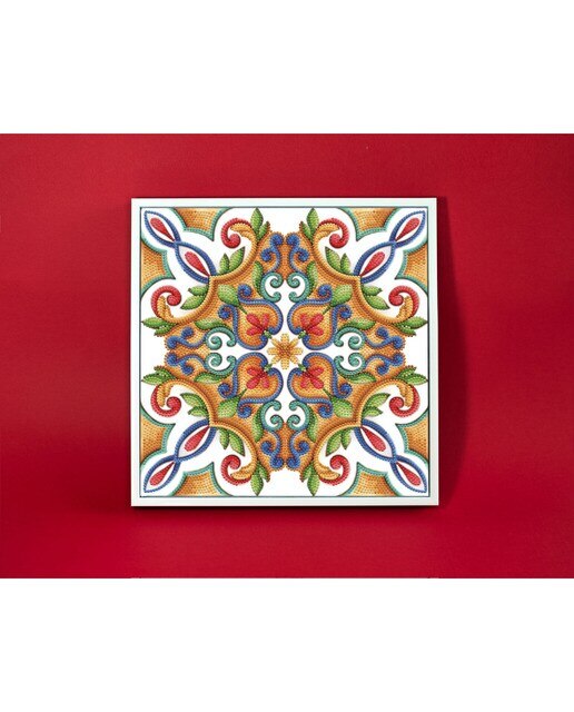 Quadro de Pintura com Diamantes Diamond Dotz Portugese Tile 2