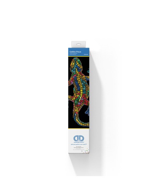 Quadro de Pintura com Diamantes Diamond Dotz Gekko Paua 2