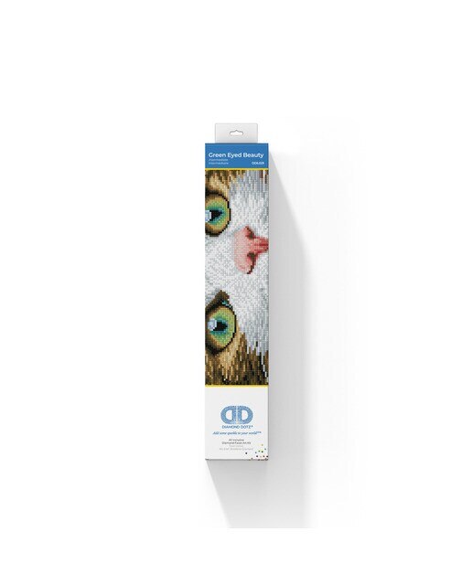 Quadro de Pintura com Diamantes Diamond Dotz Green Eyed Beauty 2