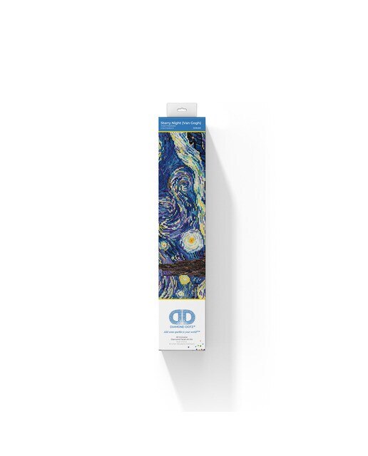 Quadro de Pintura com Diamantes Diamond Dotz Starry Night de Van Gogh 2
