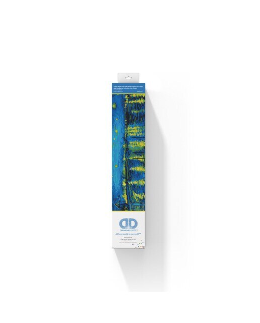 Quadro de Pintura com Diamantes Diamond Dotz Starry Night Over The Rhône de Van Gogh 2