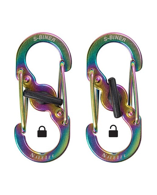 Imagem 0 de 5 Mosquetões Iridescentes