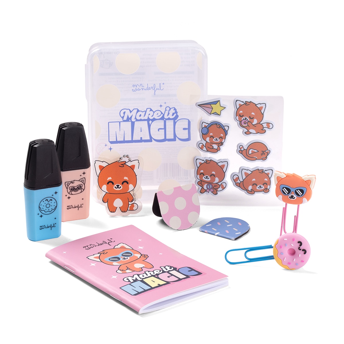 Imagen 0 de Kit para decorar tu agenda Mr Wonderful: Make it magic.