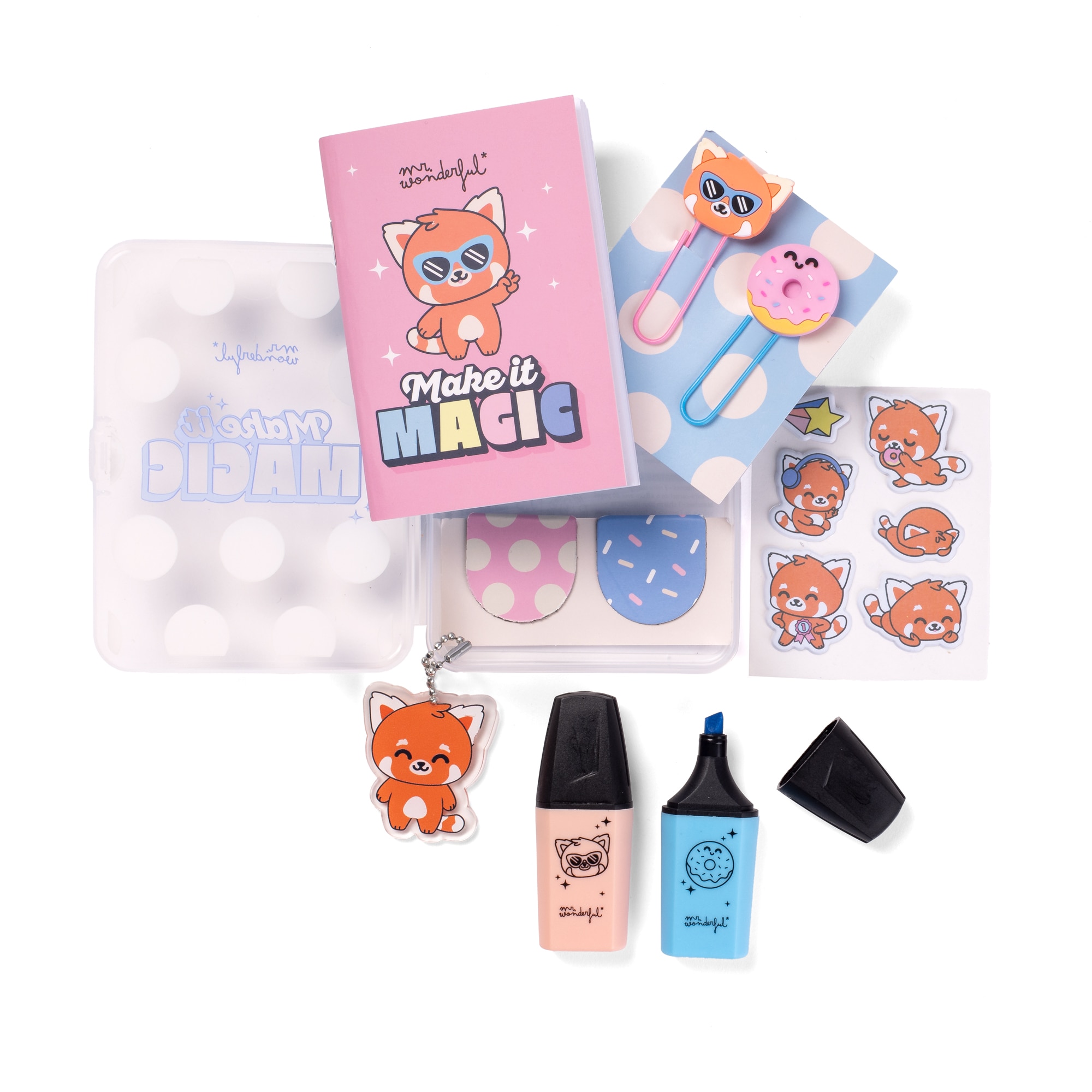 Kit para decorar tu agenda Mr Wonderful: Make it magic. 2
