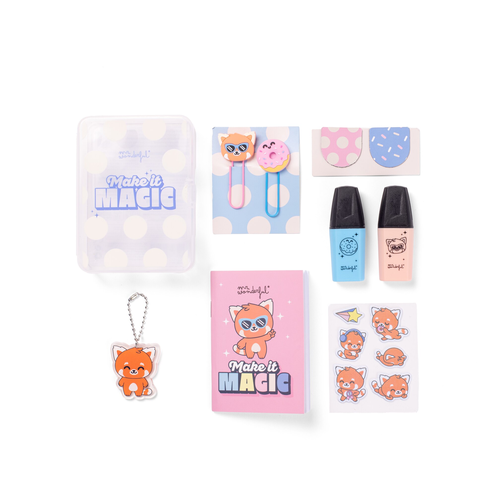 Kit para decorar tu agenda Mr Wonderful: Make it magic. 3