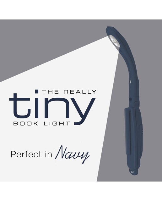 Mini lanterna de leitura Tiny Book Light azul-marinho 2