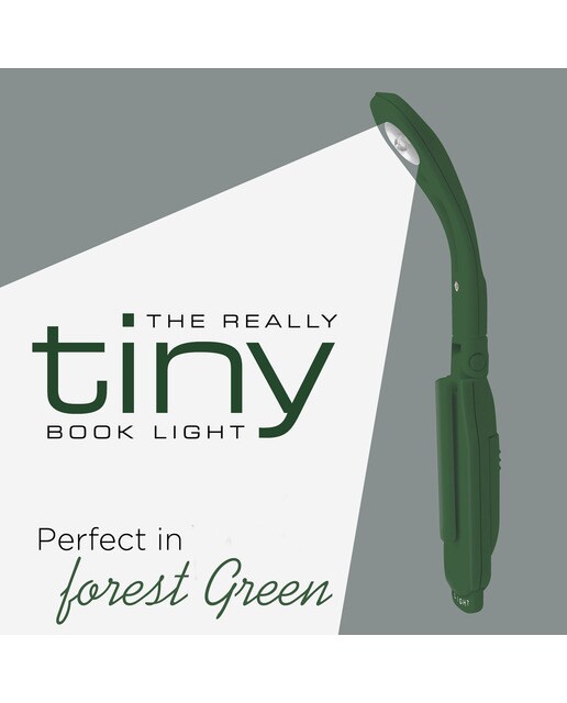 Mini lanterna de leitura Tiny Book Light verde-escuro 2