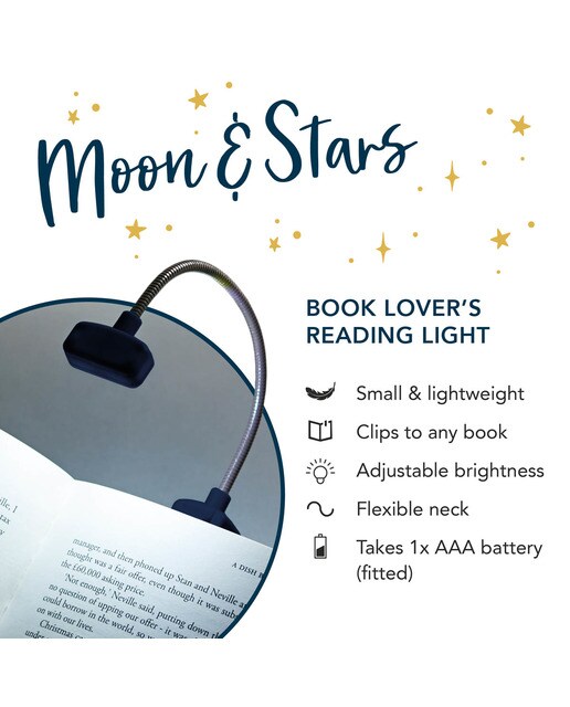 Candeeiro de Leitura Noturna Compacta Luas e Estrelas 5