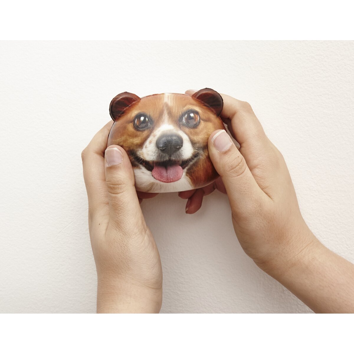 Bola anti-stress Cães castanha 3
